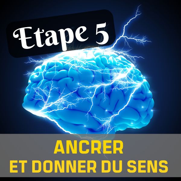 étape 5 : ANCRER ET DONNER DU SENS